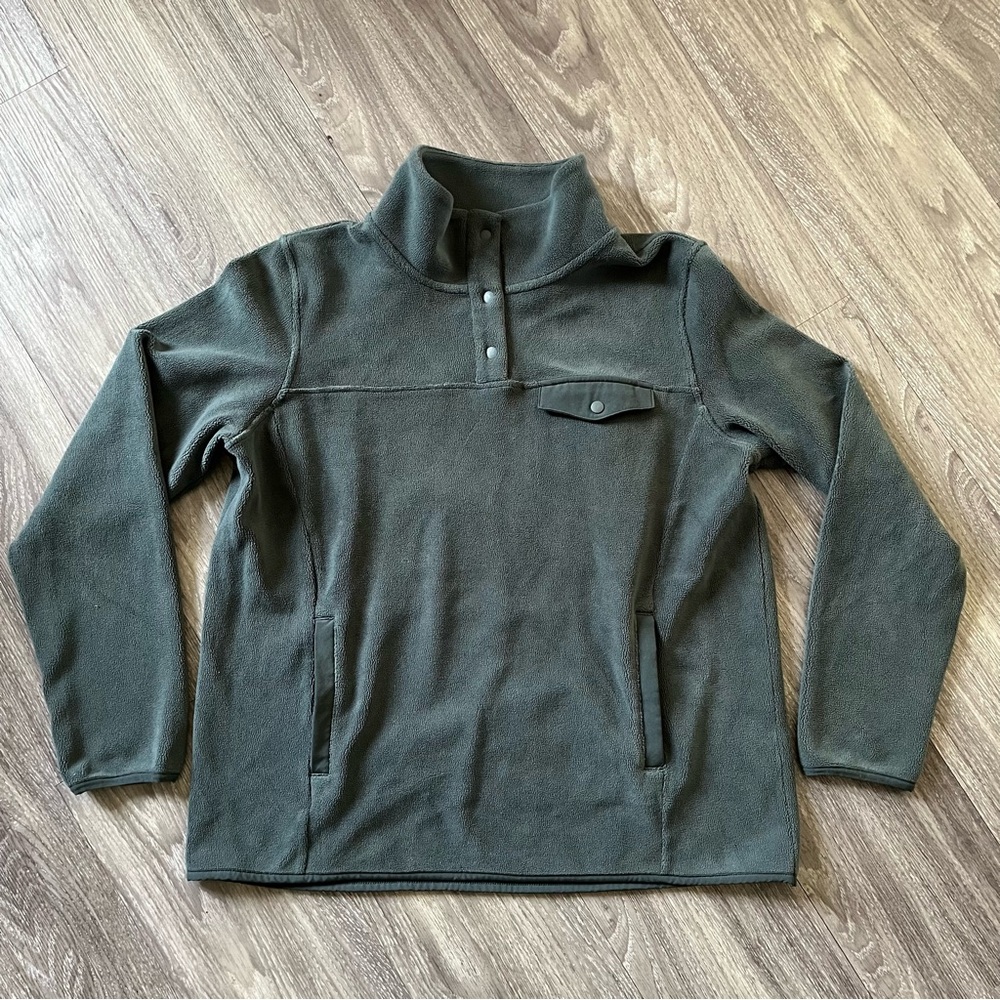32 Degrees Forest Green Fleece Pullover